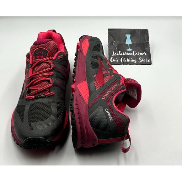 NWOB Brooks Women's Gray Pink Cascadia 11 GTX  Trail Running Shoes Size 10 3131 - Picture 13 of 16